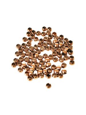 290x Ball Crimps, Stainless Steel, Rose Gold, 2mm