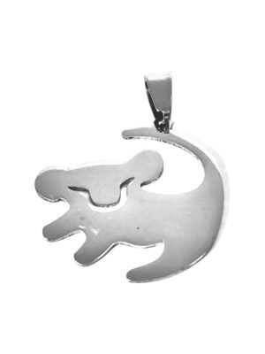 Lion King Cub pendant in stainless steel