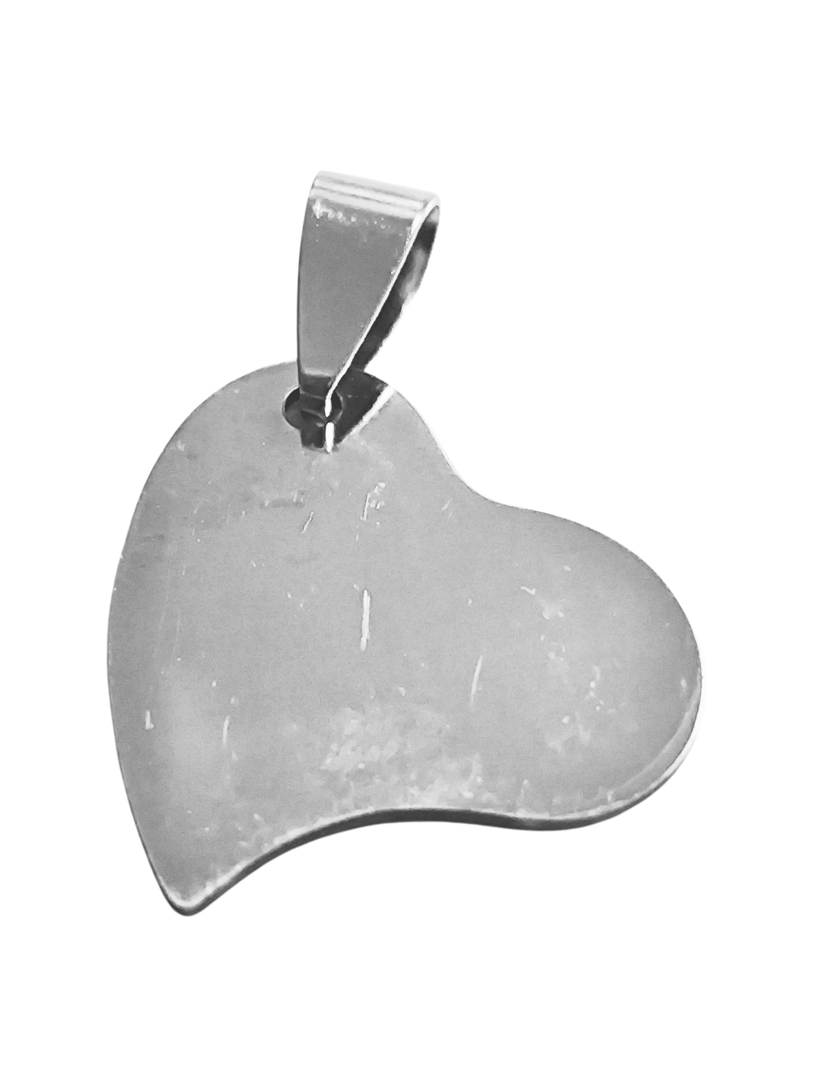 Heart pendant in stainless steel