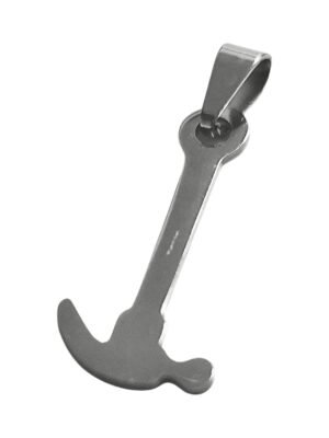 Hammer pendant in stainless steel