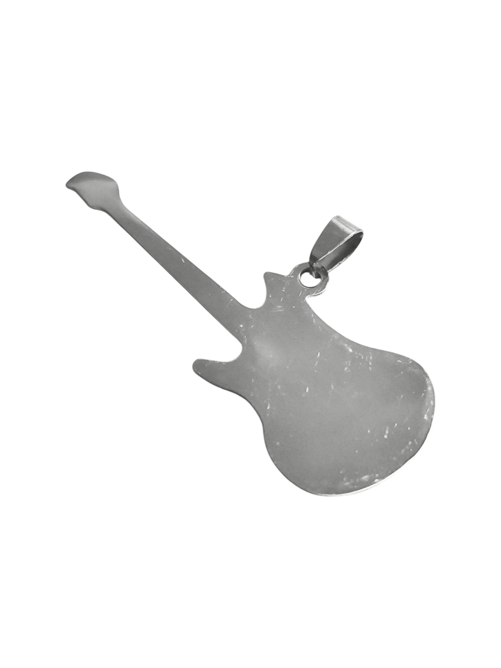 Guitar Pendant in Stainless steel