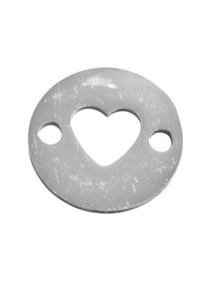 Heart in disc cionnector in stainless steel