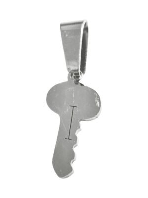 Key pendant in stainless steel
