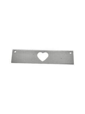 Heart in square bar connector
