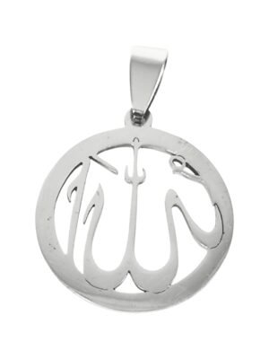 Budhism pendant in stainless steel