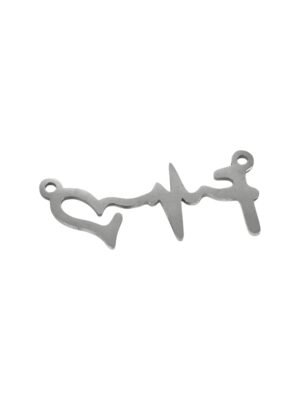 Heartbeat connector in stainless steel