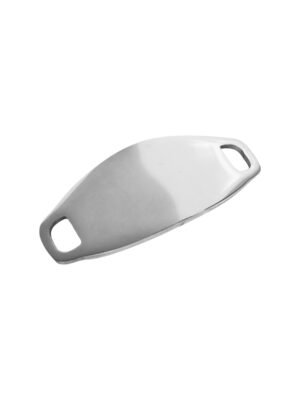 Curved oval connector