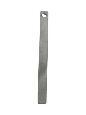 Pendant in stainless, slender bar, 31mm