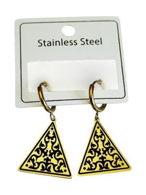Trangular stainless steel pendant