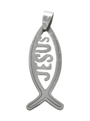 Jesus Pendant in stainless steel