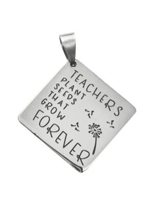 Teachers pendant in stainless steel