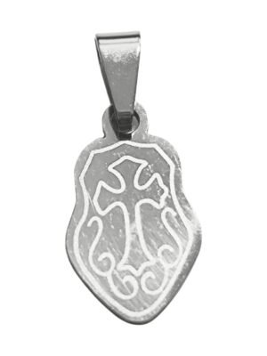 Armour of God breastplate pendant in stainless steel
