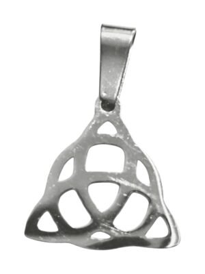 Celtic Knot Pendant in Stainless Steel, 17 mm Excluding Bail