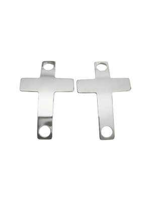 Two Bracelet Cross connectors, 37mm