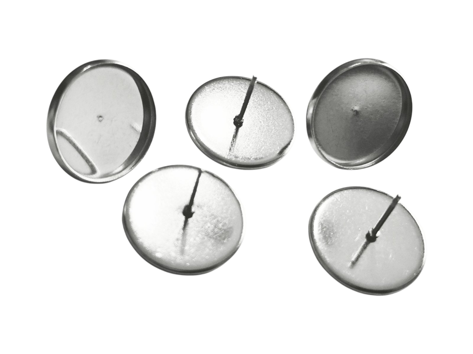 Stainless Steel post with Bezel