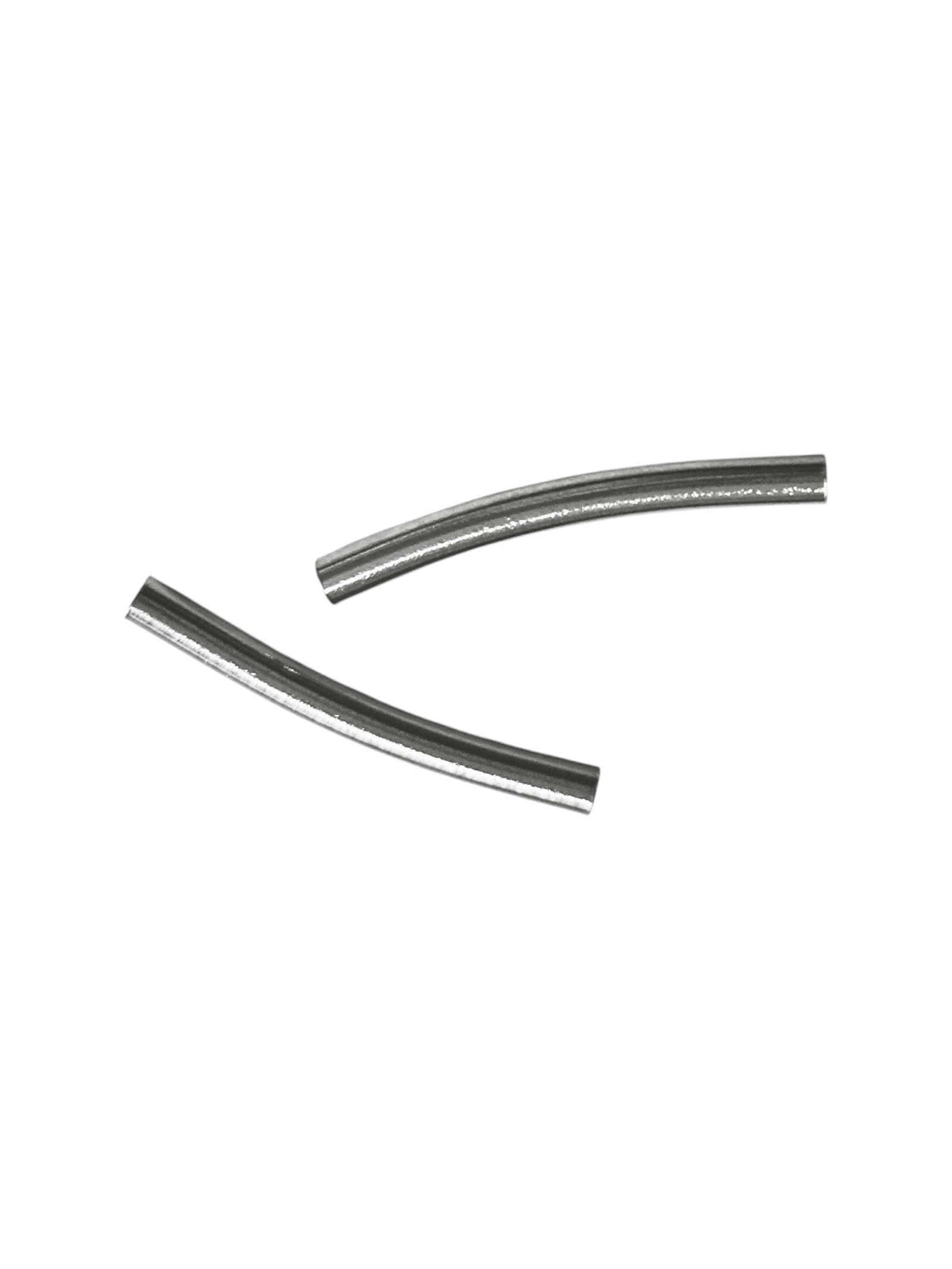 Curved Tube, Stainless steel, 20 x 2.15mm, 2pcs