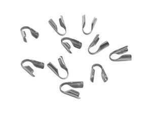 Stainless Steel Fold-Over Crimp Ends