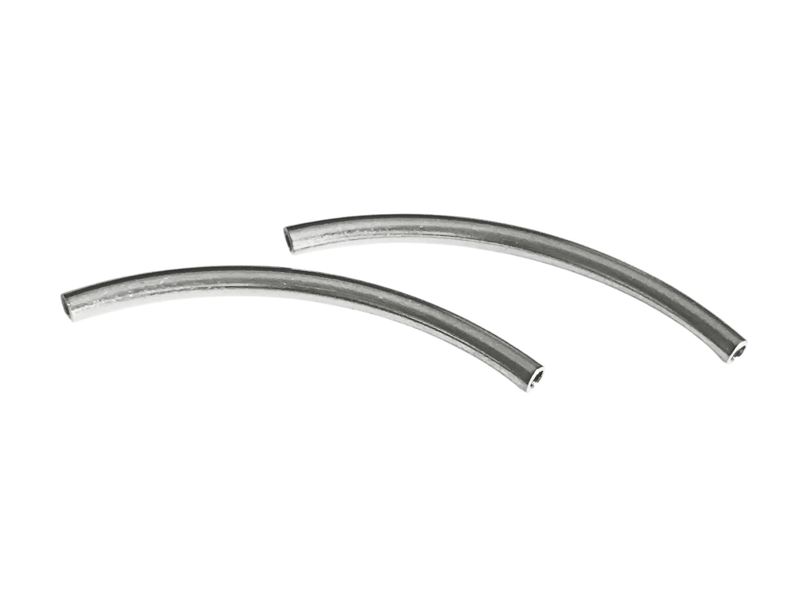 Curved Tube, Stainless steel, 45 x 3.15mm, 2pcs