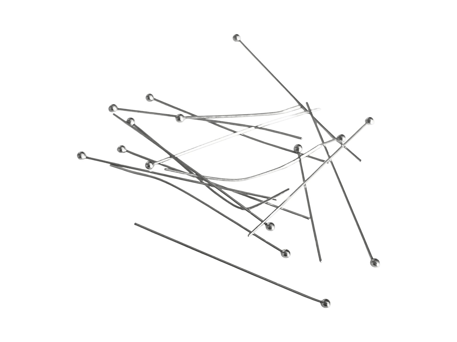 13 x Stainless Steel Ball Head pins, 0.7x45mm