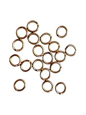 3.7mm x 0.7mm, Jumprings in Gold Stainless Steel, 20 Pcs