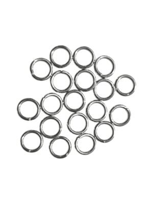 9mm x 1.6mm Jumprings in Stainless Steel, 18 Pcs