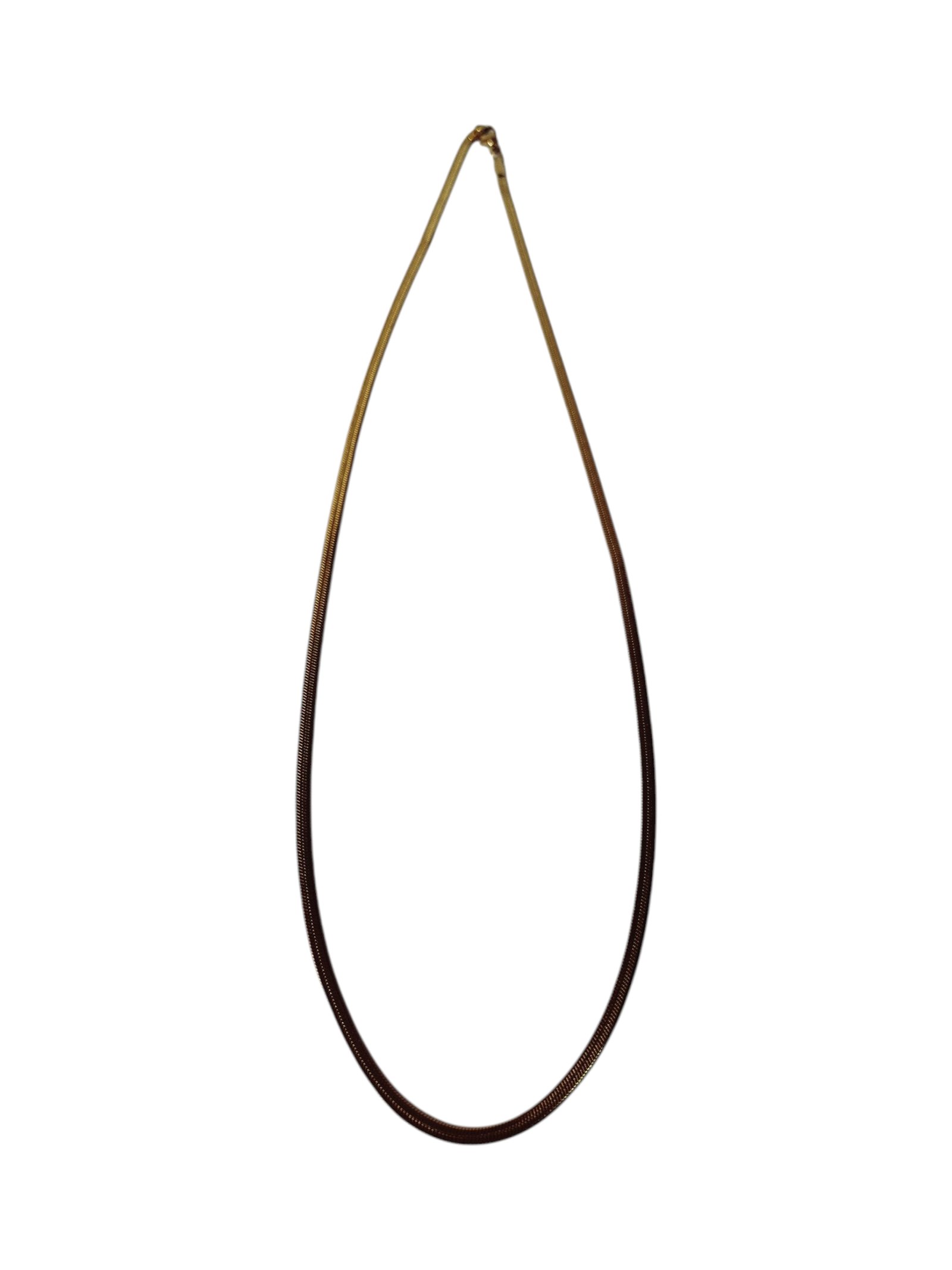 Blade Chain with lobster clasp, Stainless steel, 60cm, Gold - Image 2