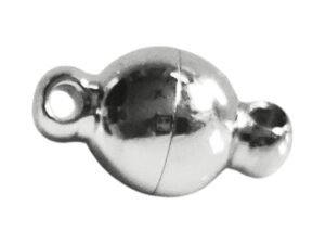 Stainless steel magnetic clasp, 6mm