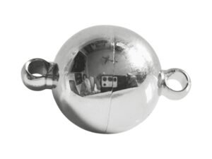 Stainless steel magnetic clasp, 10mm