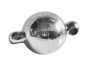 Stainless steel magnetic clasp, 8mm