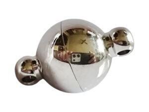 Stainless steel magnetic clasp, 12mm