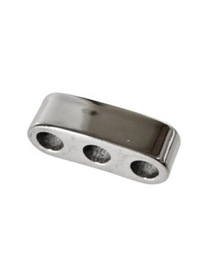 3 Hole Spacer in Stainless Steel, 23mm