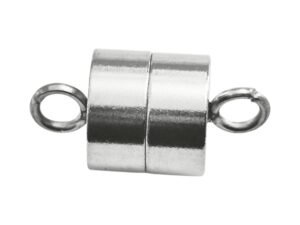 Stainless Steel Magnetic Barrel Clasp, 8x16mm