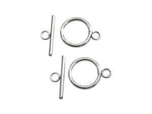 Stainless steel bar and toggle clasp 18mm