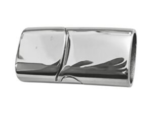 Stainless steel Magnetic slide clasp, 28x14.4xmm