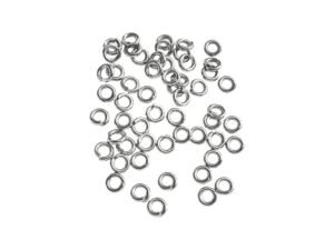 5mm x 1.4mm, Jumprings in Stainless Steel, 50 Pcs