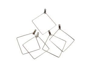 Stainless Steel, Square Component, 42mm, 5pcs