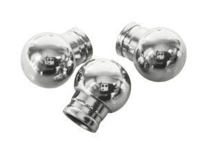 End cap for cable in stainless steel