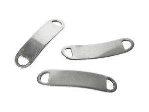 Curved Bar Connector 40x10mm, 3 Pcs