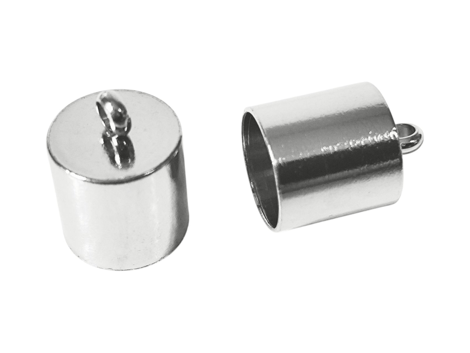 End caps for 9 mm String in stainless steel, 2 pcs