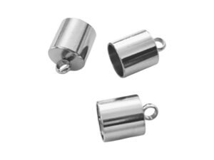 End caps for 6.5 mm String in stainless steel, 3 pcs