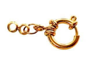 Stainless steel senorita clasp 12mm, Rose Gold