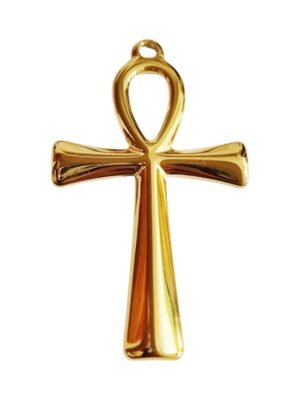 Ankh Cross in Stainless Steel 45mm (Gold)