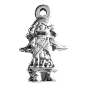 Gnome pendant in stainless steel 18mm, Excluding bail