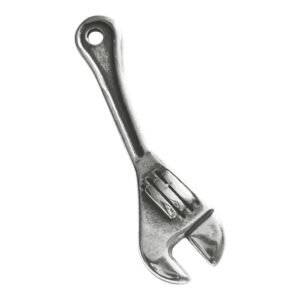 Wrench pendant in stainless steel 24mm