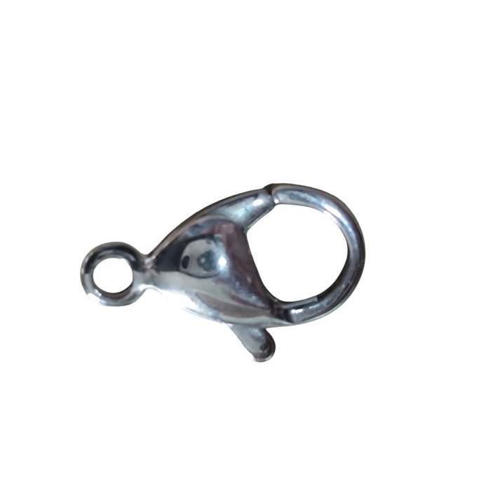 Stainless steel lobster clasp, 13mm, 50 pcs - Image 2