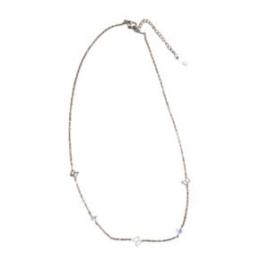 Dainty Stainless Steel Multi-Butterfly Station Chain Necklace