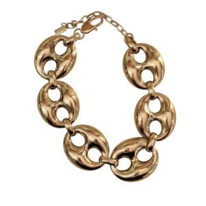 Lightweight Hollow Stainless Steel Chunky Chain Bracelet (Tarnish-Free)