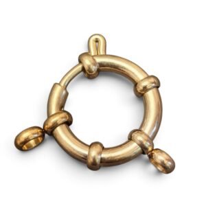 Stainless steel Senorita clasp, 18mm, Gold, 10 pieces