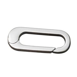 Quick Link with Spring Gate, Stainless steel, 18mm
