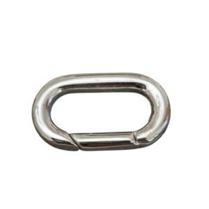 Quick Link with Spring Gate, Stainless steel, 22mm